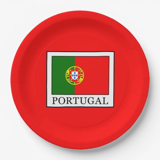 Portugal Paper Plate (Front)