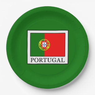 Portugal Paper Plate
