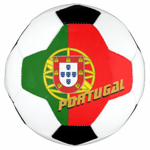 Portugal patriotic Football & Portuguese Flag Soccer Ball