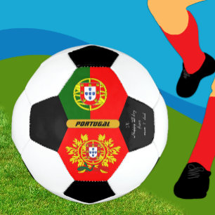 Portugal Personalised, Flag, Photo Soccer Ball
