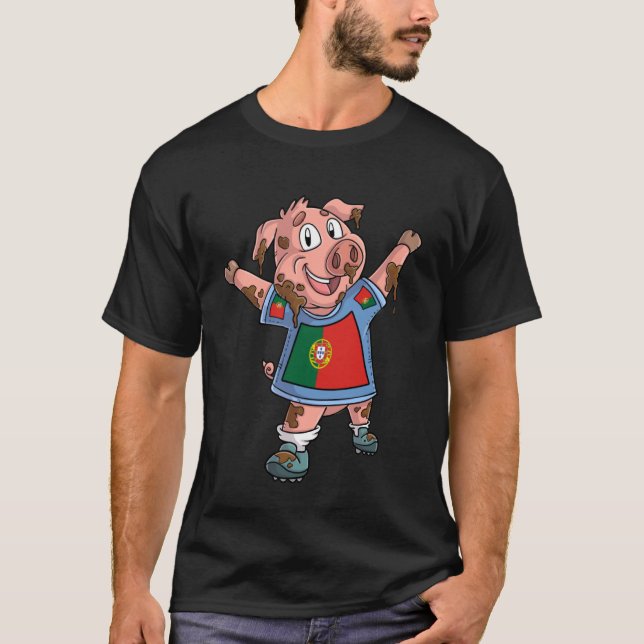 Portugal pig fan Pullover Hoodie (Front)