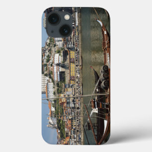 Portugal, Porto, Boat With Wine Barrels iPhone 13 Case