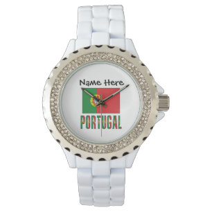 Portugal Portuguese Flag Personalised Watch