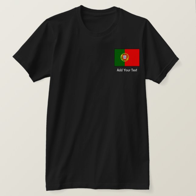 Portugal - Portuguese Flag T-Shirt (Design Front)