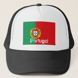 Portugal portuguese flag trucker mesh souvenir hat