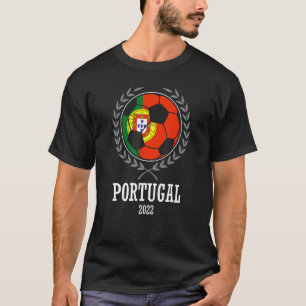 Portugal Portuguese Soccer Game Day 2022 Sports e T-Shirt