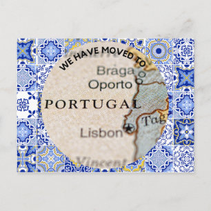 Portugal postcard we moved