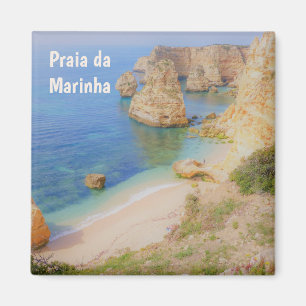 Portugal Praia da Marinha in the Algarve Souvenir Magnet