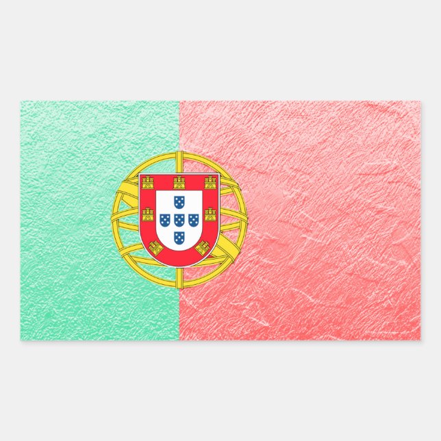 Portugal Rectangular Sticker (Front)