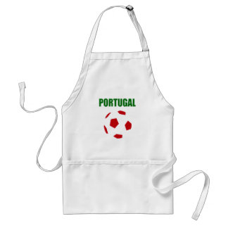 Portugal retro soccer t-shirt standard apron