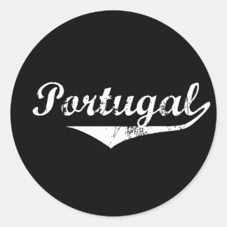 Portugal Revolution Style Classic Round Sticker