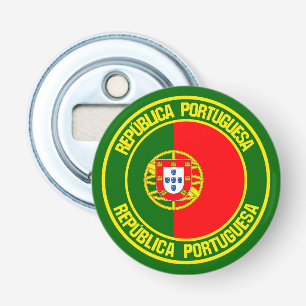 Portugal Round Emblem Bottle Opener