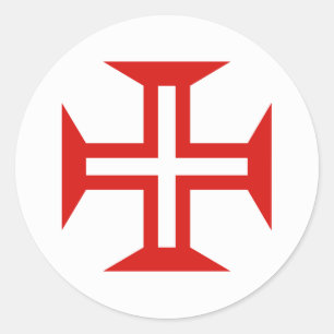 Portugal roundel country flag symbol army military classic round sticker