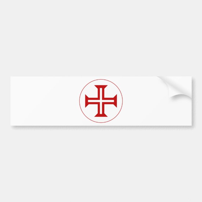 Portugal Roundel Patch Bumper Sticker (Front)