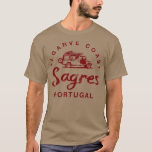 Portugal Sagres Surf Van Algarve Coast Surfing T-Shirt