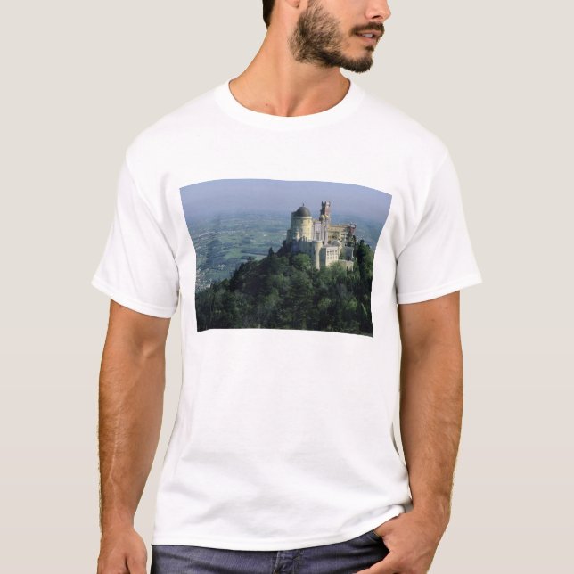 Portugal, Sintra, Pena Palace, atop Serra da T-Shirt (Front)