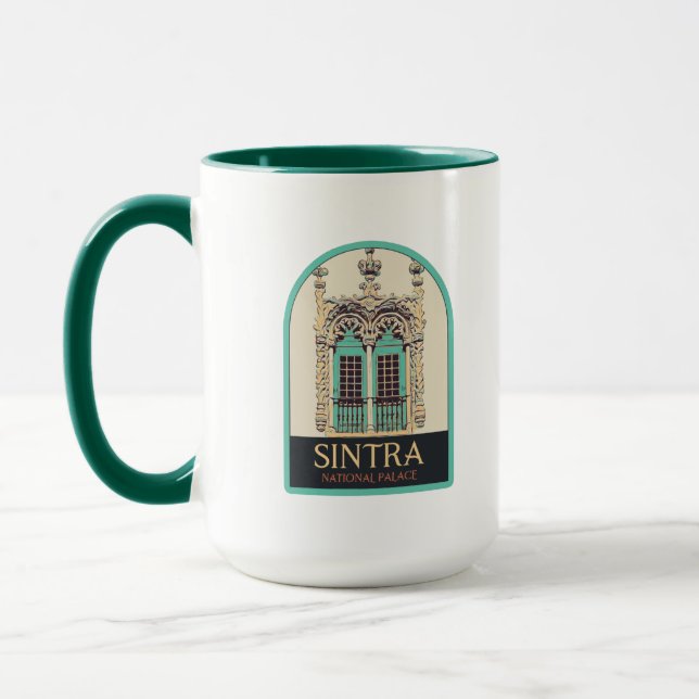 Portugal Sintra, typical window Mug (Left)