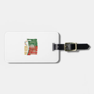 Portugal Soccer 2026 Soccer Bold Country Typograph Luggage Tag