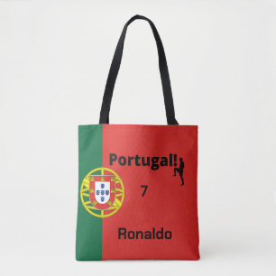 Portugal Soccer, customisable Tote Bag