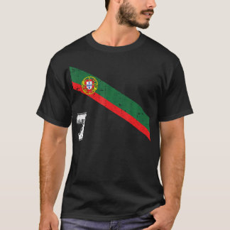 Portugal Soccer Number 7 Portugese Football Sports T-Shirt