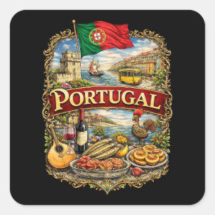 Portugal Square Sticker