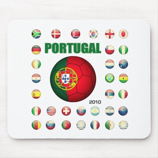 Portugal t-shirt D7 Mouse Pad (Front)