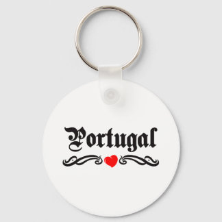 Portugal Tattoo Style Key Ring