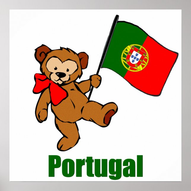 Portugal Teddy Bear Poster (Front)
