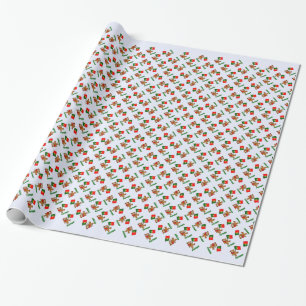 Portugal Teddy Bear Wrapping Paper
