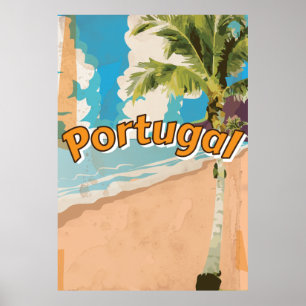 Portugal Vintage vacation Poster
