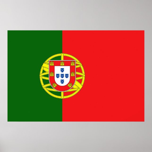 Portugese Flag Poster (Front)