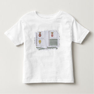 Portugese Flags, from a French book of Flags, c.18 Toddler T-Shirt