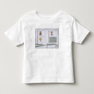 Portugese Flags, from a French book of Flags, c.18 Toddler T-Shirt