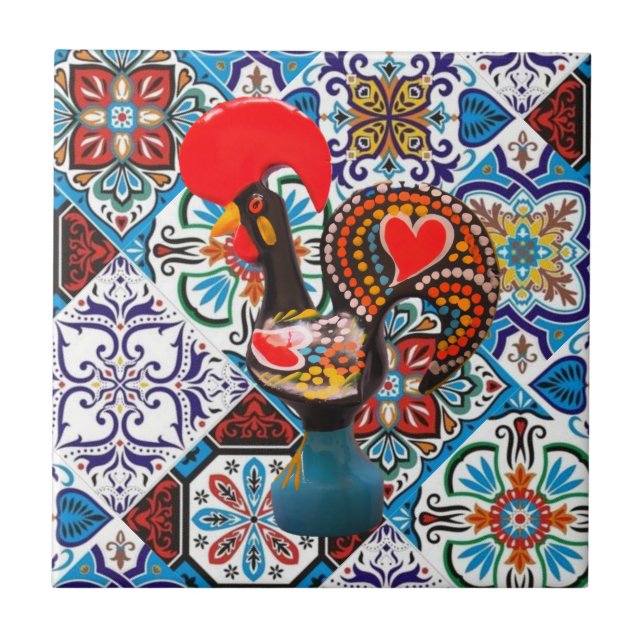 Português design  ceramic tile (Front)