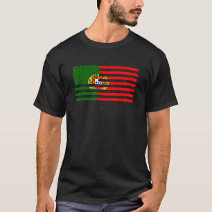 Portuguese American Flag America Portugal USA Prid T-Shirt