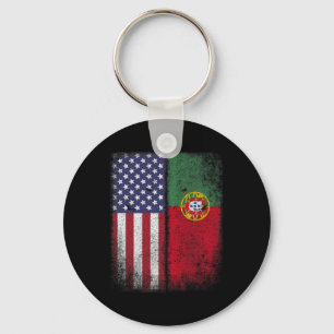 Portuguese American Flag Portugal Usa For Women Ki Key Ring