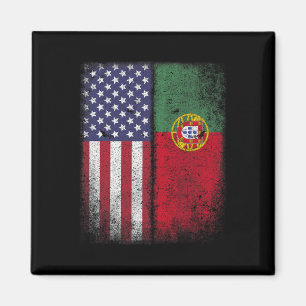 Portuguese American Flag Portugal Usa For Women Ki Magnet