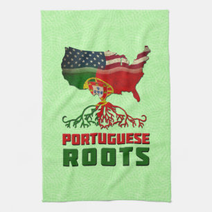 Portuguese American Roots Tea Towels
