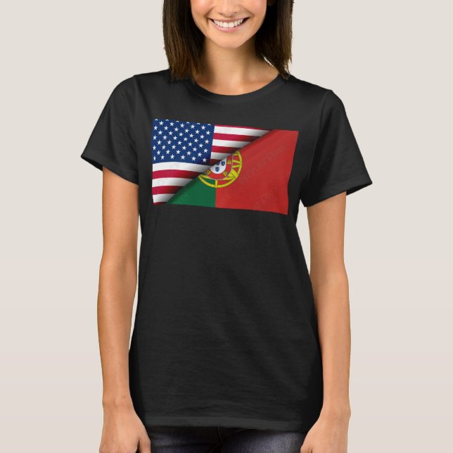 Portuguese American  T-Shirt (Front)