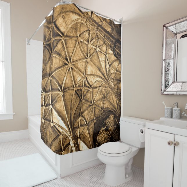 Portuguese Architecture Shower Curtain (In Situ)