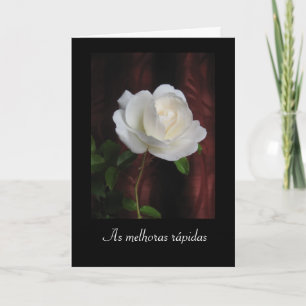 Portuguese: As melhoras / Get Well Soon Card
