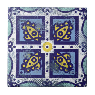 Portuguese Azule Ceramic Tile