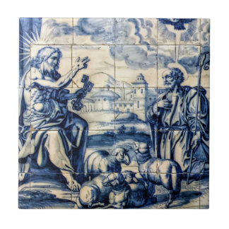 Portuguese Azulejo 005 Ceramic Tile