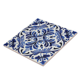 Portuguese Azulejo Pattern Ceramic Tile