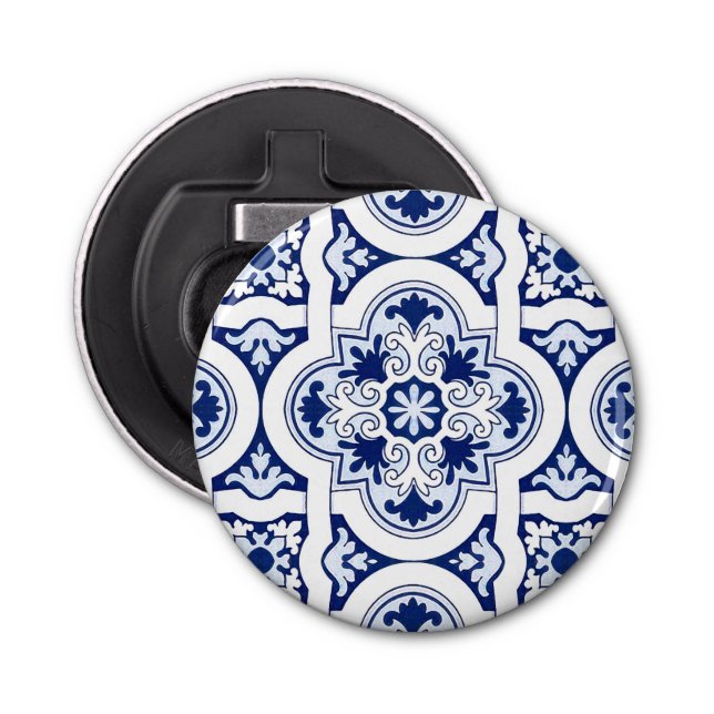 Portuguese blue tile bottle opener (Front)