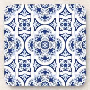Portuguese blue tile coaster