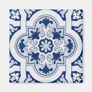 Portuguese blue tile magnet