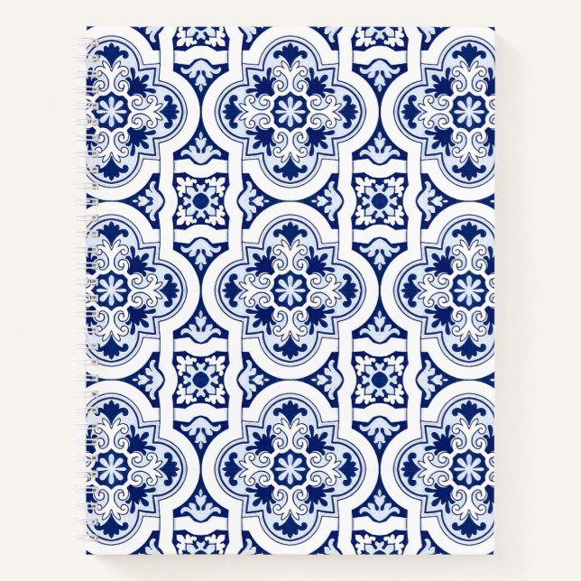 Portuguese blue tile notebook (Front)