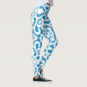 Portuguese blue tiles 1 leggings