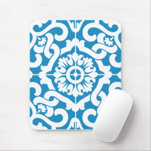 Portuguese blue tiles 1 mouse pad